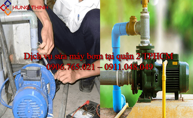 Sửa chữa máy bơm nước tại nhà quận 2